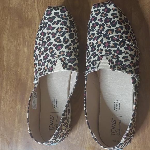 Leopard Print Alpargata Toms - Picture 1 of 6